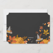 Octobre Fêtes Invitation (Dos)