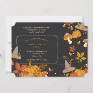 Octobre Fêtes Invitation
