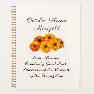 Octobre Mois de naissance Fleur Marigold Elegant