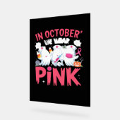 Octobre Nous Portons Une Infirmière Rose Sensibili (Angle)