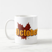 Octobre situe la tasse de café (Gauche)