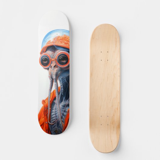 Octohipster 7 3/4" skateboard (Voorkant)