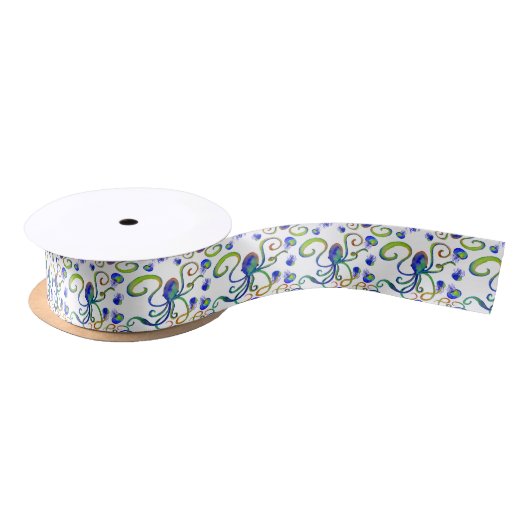 Octojelly Pattern Zee Creature Ribbon Lint (Spoel)