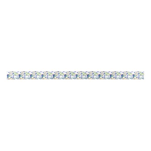 Octojelly Pattern Zee Creature Ribbon Lint (Voorkant)