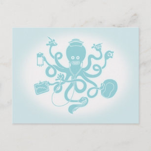 Octonurse Briefkaart