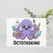 Octopasken in multitaskmodus kaart (Staand voorkant)