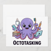 Octopasken in multitaskmodus kaart (Voorkant / Achterkant)