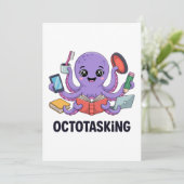 Octopasken in multitaskmodus kaart (Staand voorkant)