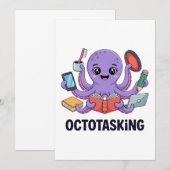 Octopasken in multitaskmodus kaart (Voorkant / Achterkant)