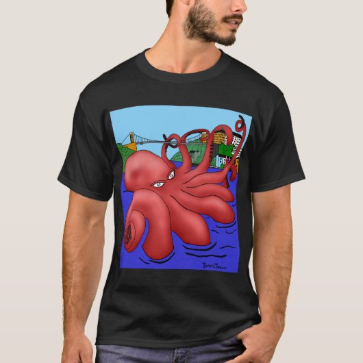 Octopi Bristol T-shirt (Voorkant)