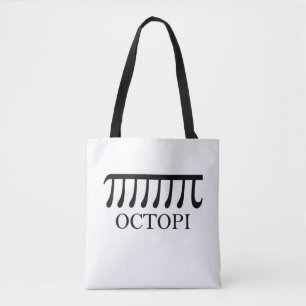 Octopi - Funny Pi Octopus Wiskunde Draagtas