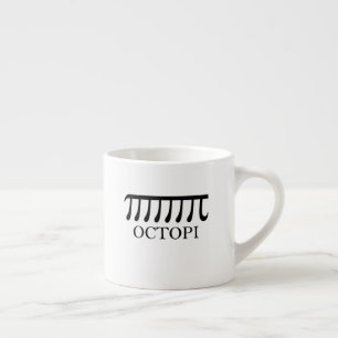 Octopi - Funny Pi Octopus Wiskunde Espresso Kop