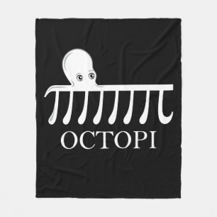 Octopi - Funny Pi Octopus Wiskunde Fleece Deken