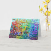 Octopi Kaart (Gele Bloem)