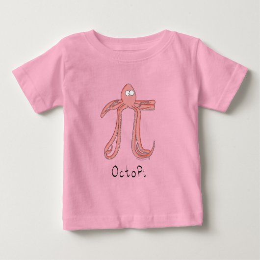 Octopi Pi Cute Math Pi Day Baby T-Shirt (Devant)