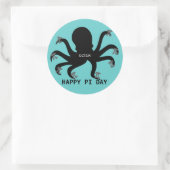 Octopi Pi Day Ronde Sticker (Tas)