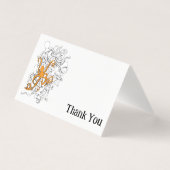 Octopi Pop Sinaasappel Kaart (Voorkant)