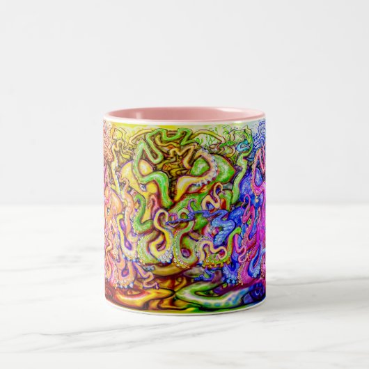 Octopi Two-Tone Coffee Mok (Center)
