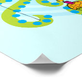 Octopus 2e Verjaardag T shirten en geschenken Poster (Hoek)