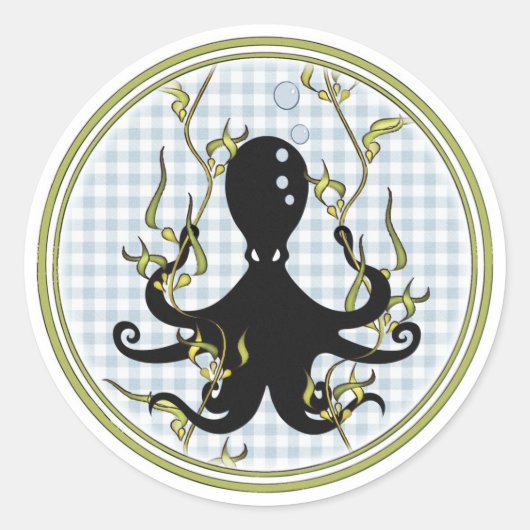 Octopus 3" Stickers (Voorkant)