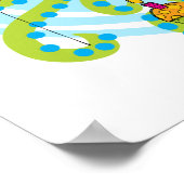 Octopus 3e verjaardag T-shirts en geschenken Poster (Hoek)