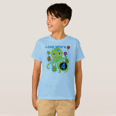 Octopus 4e anniversaire T-shirts et cadeaux (Devant entier)