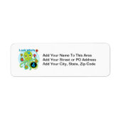 Octopus 4th Birthday T shirten en geschenken Etiket (Voorkant)