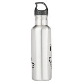 Octopus 6 - 24 oz. Waterfles (Achterkant)