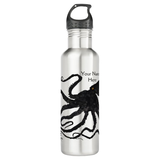 Octopus 6 - 24 oz. Waterfles Waterfles (Voorkant)