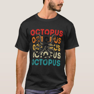 Octopus 70 s 80 s retro t-shirt