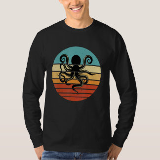 Octopus 70 s 80 s Retro Vintage Sea Animal T-shirt