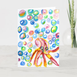 Octopus afspelen bedankkaart