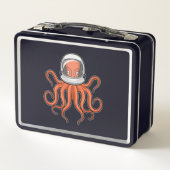 Octopus als astronaut (Achterkant)