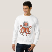 Octopus als astronaut trui (Voorkant volledig)