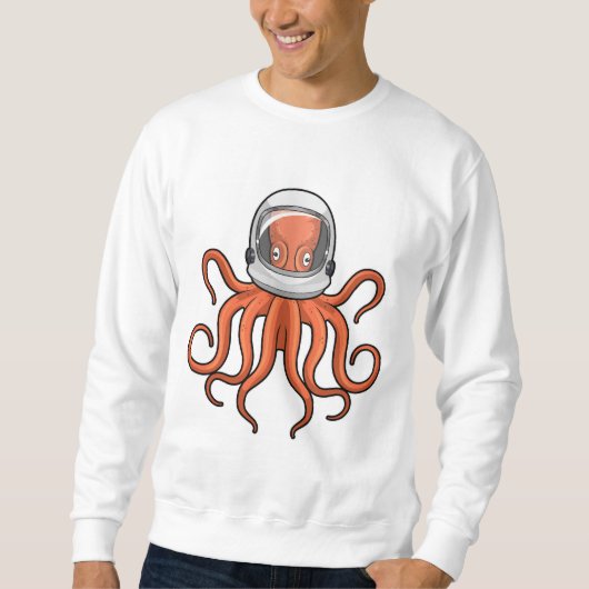 Octopus als astronaut trui (Voorkant)