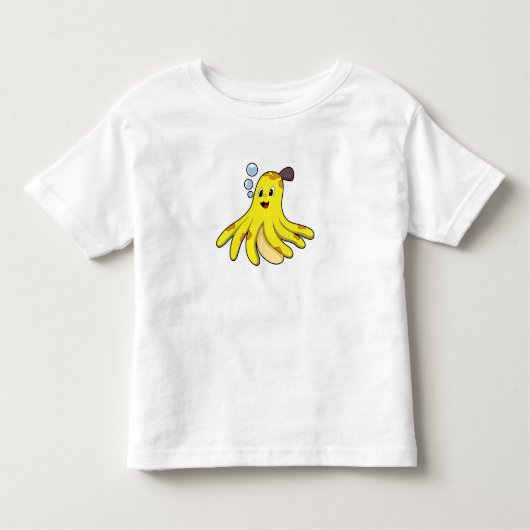 Octopus als Banana Kinder Shirts (Voorkant)