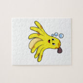 Octopus als Banana Legpuzzel (Horizontaal)
