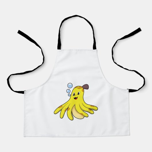 Octopus als Banana Schort (Voorkant)