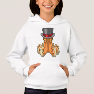 Octopus als Gentleman met bovenste hoed