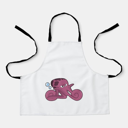 Octopus als motorfiets schort (Voorkant)