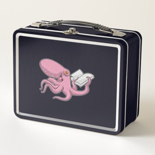 Octopus als Nerd met Boek (Voorkant)