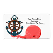 Octopus Anchor Beach Labels (Voorkant)