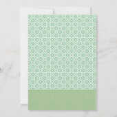 Octopus aquatique | Invitation d'anniversaire (Dos)