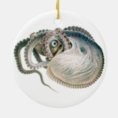 Octopus Argonaut, Mariene Levensdieren Keramisch Ornament (Achterkant)