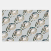  octopus argonaut, zeedieren inpakpapier vel (Voorkant)