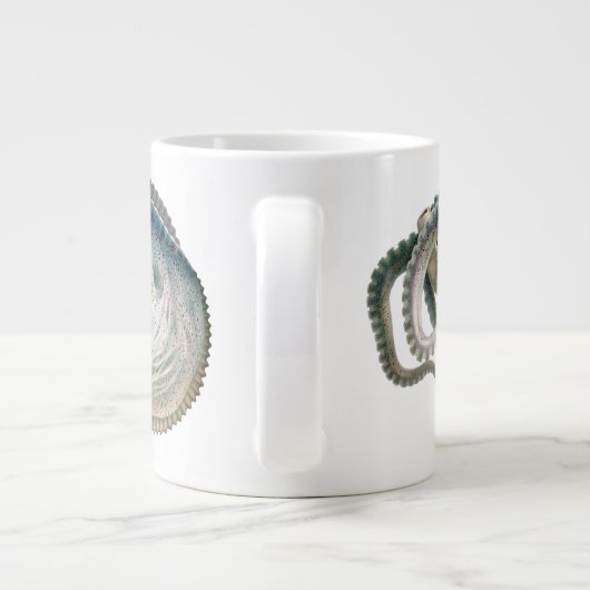 octopus argonaut, zeedieren jumbo mok (Achterkant)