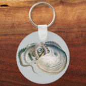  octopus argonaut, zeedieren sleutelhanger (Voorkant)