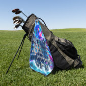 Octopus Art Golfhanddoek (Groen)