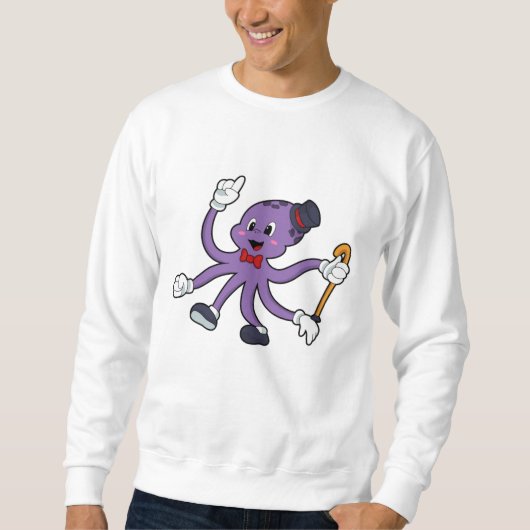 Octopus as Magician with Hat Trui (Voorkant)