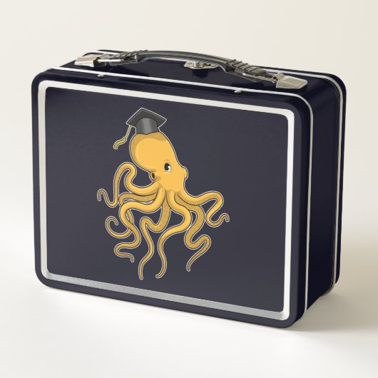 Octopus as Student with Diploma (Achterkant)